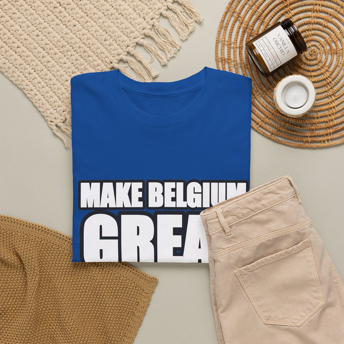 MAKE BELGIUM GREAT AGAIN Unisex T-shirt | Belgisch Statement | VlaamseKracht®