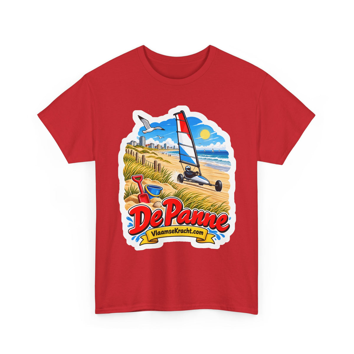 DE PANNE Unisex T-shirt | Vlaamse Stad | VlaamseKracht®