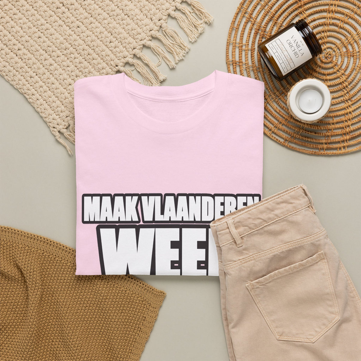 MAAK VLAANDEREN WEER GROOT Unisex T-shirt | Vlaamse Trots | VlaamseKracht®