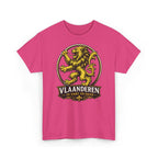 Premium Vlaamse Leeuw Vlaanderen Color Edition T-Shirt | In Hart en Daad | Unisex  | VlaamseKracht®