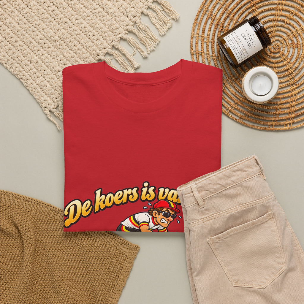 WIELRENNER Unisex T-shirt | De koers is van ons | VlaamseKracht®