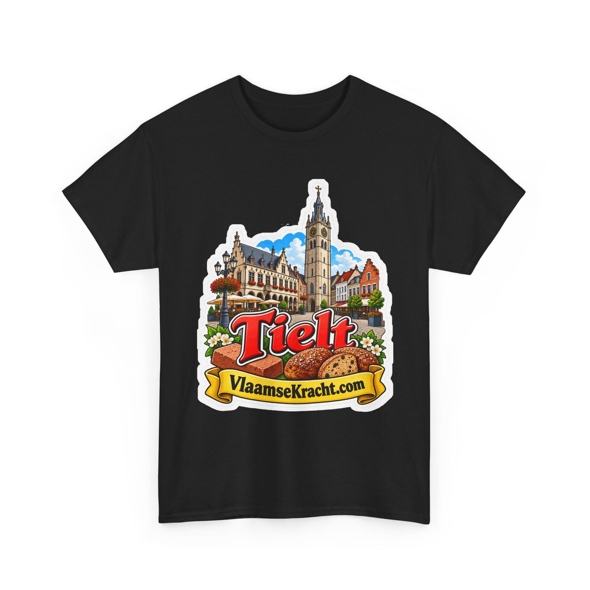 TIELT Unisex T-shirt | Vlaamse Stad | VlaamseKracht®