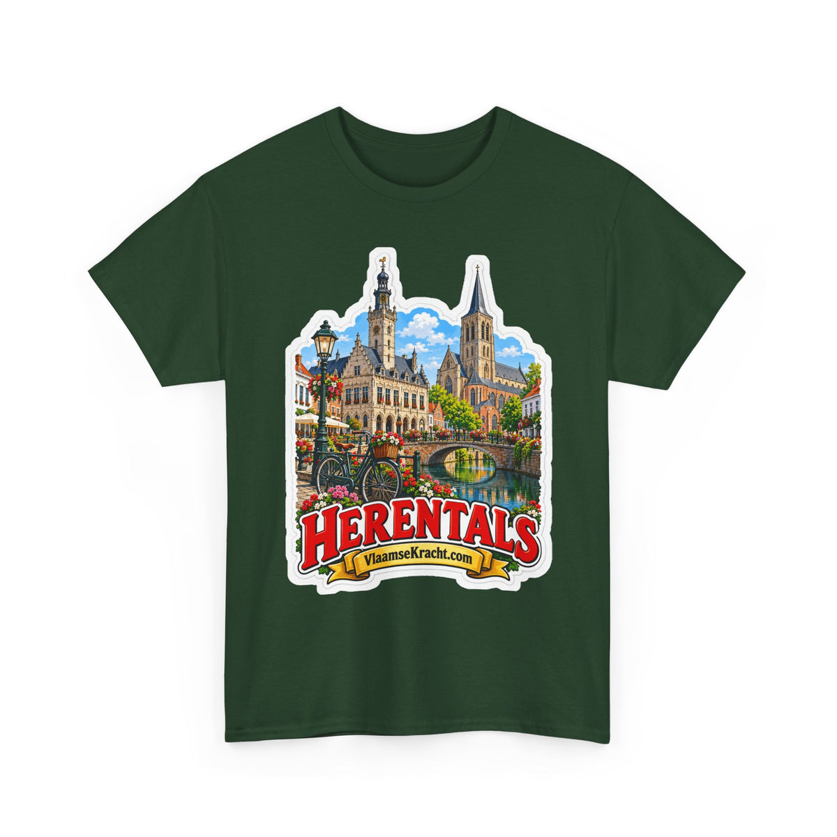 HERENTALS Unisex T-shirt | Vlaamse Stad | VlaamseKracht®