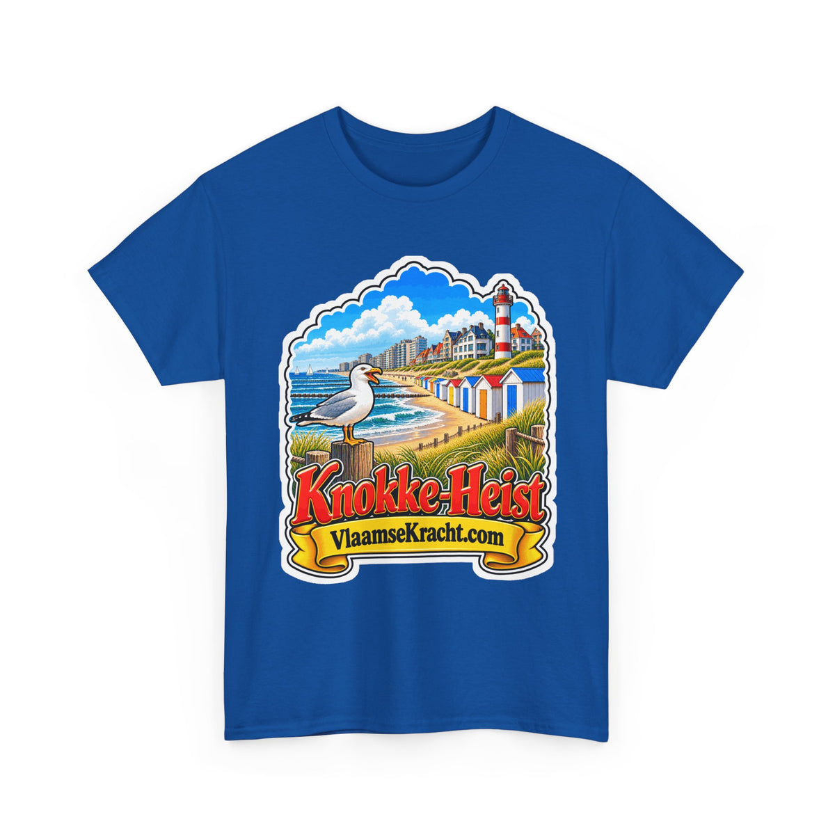 KNOKKE-HEIST Unisex T-shirt | Vlaamse Stad | VlaamseKracht®