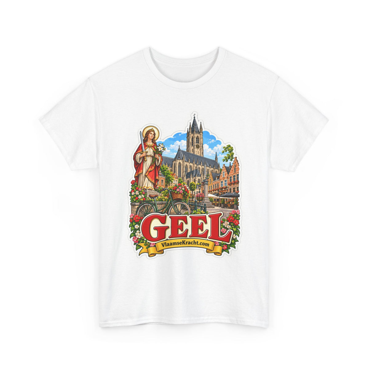 GEEL Unisex T-shirt | Vlaamse Stad | VlaamseKracht®
