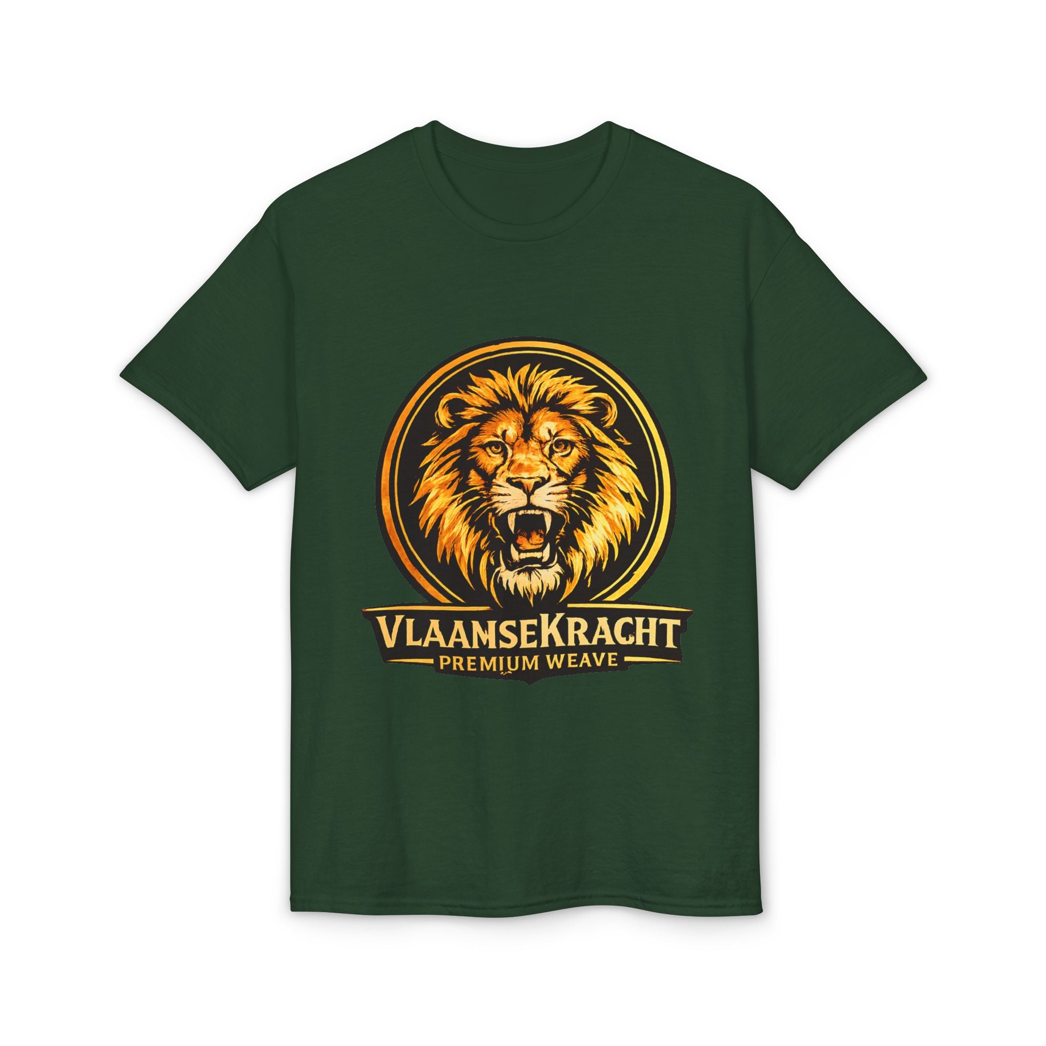 VlaamseKracht Roaring Lion Graphic T-Shirt — Premium Belgian Pride Tee