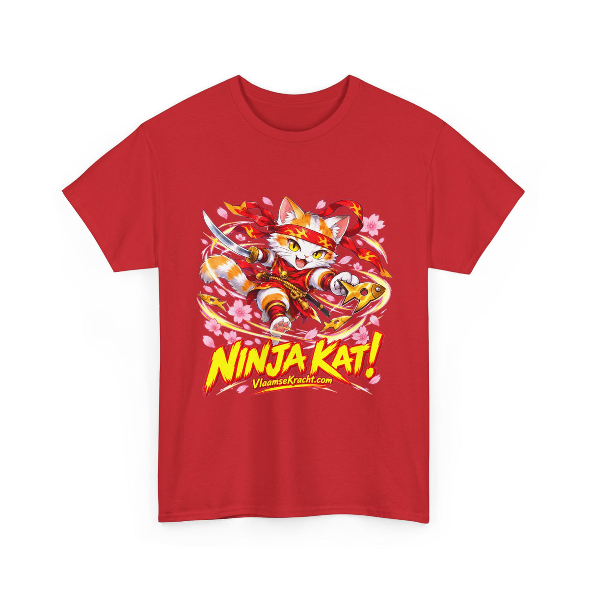 NINJA KAT! Unisex T-shirt | Anime | VlaamseKracht®