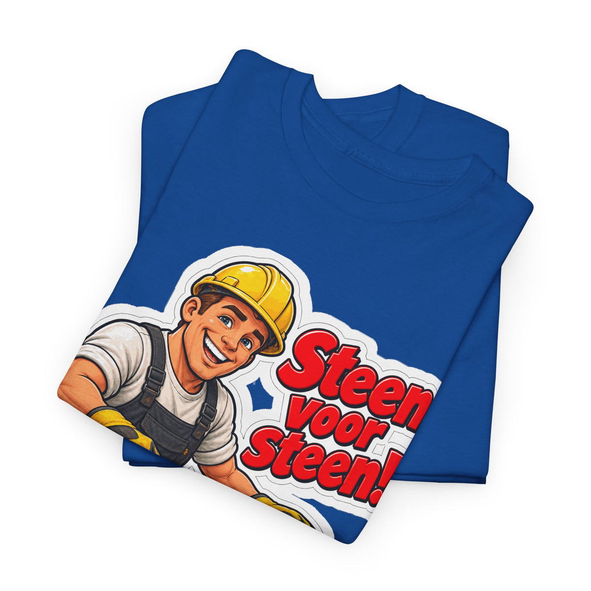 STEEN VOOR STEEN! Unisex T-shirt | De Metselaar | VlaamseKracht®