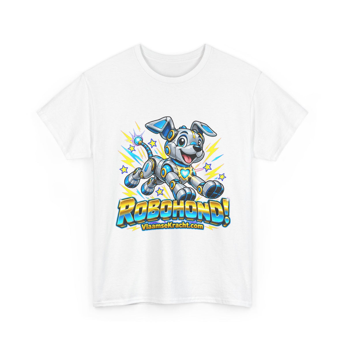 ROBOHOND! Unisex T-shirt | Retro Cartoon | VlaamseKracht®
