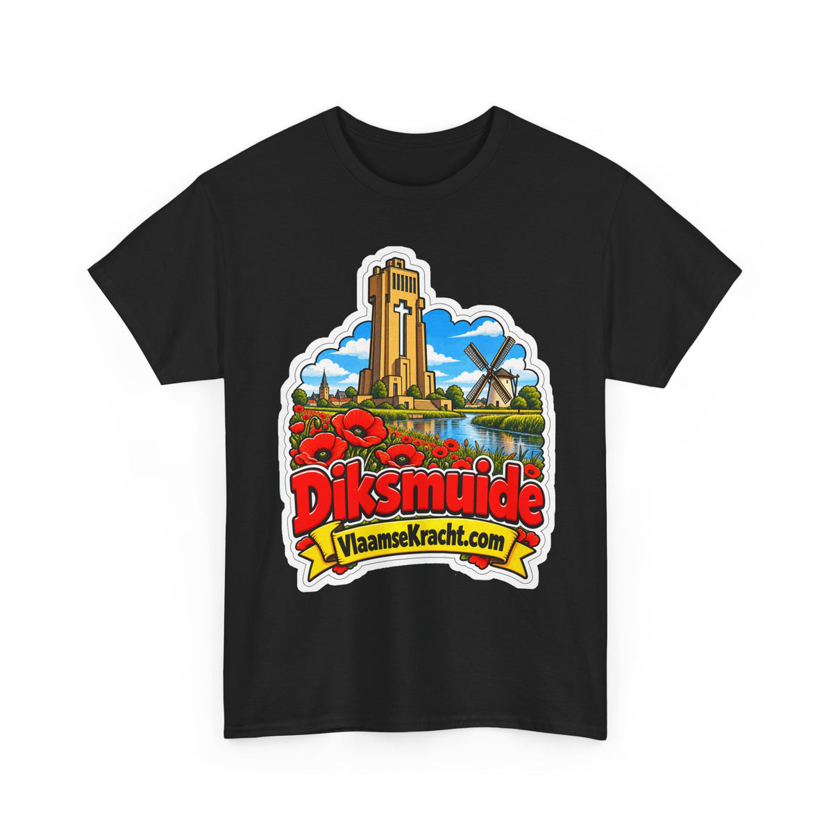 DIKSMUIDE Unisex T-shirt | Vlaamse Stad | VlaamseKracht®