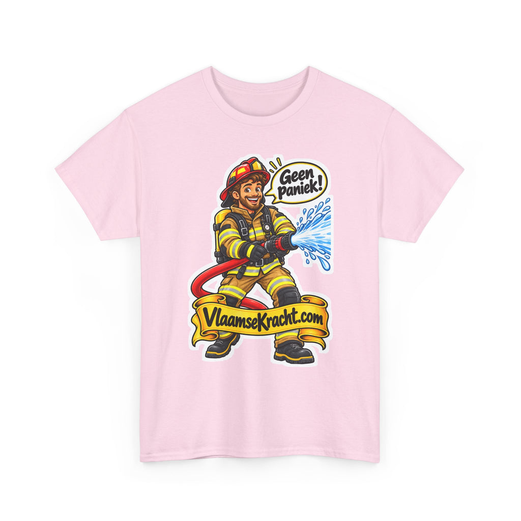 GEEN PANIEK! Unisex T-shirt | De Brandweerman | VlaamseKracht®