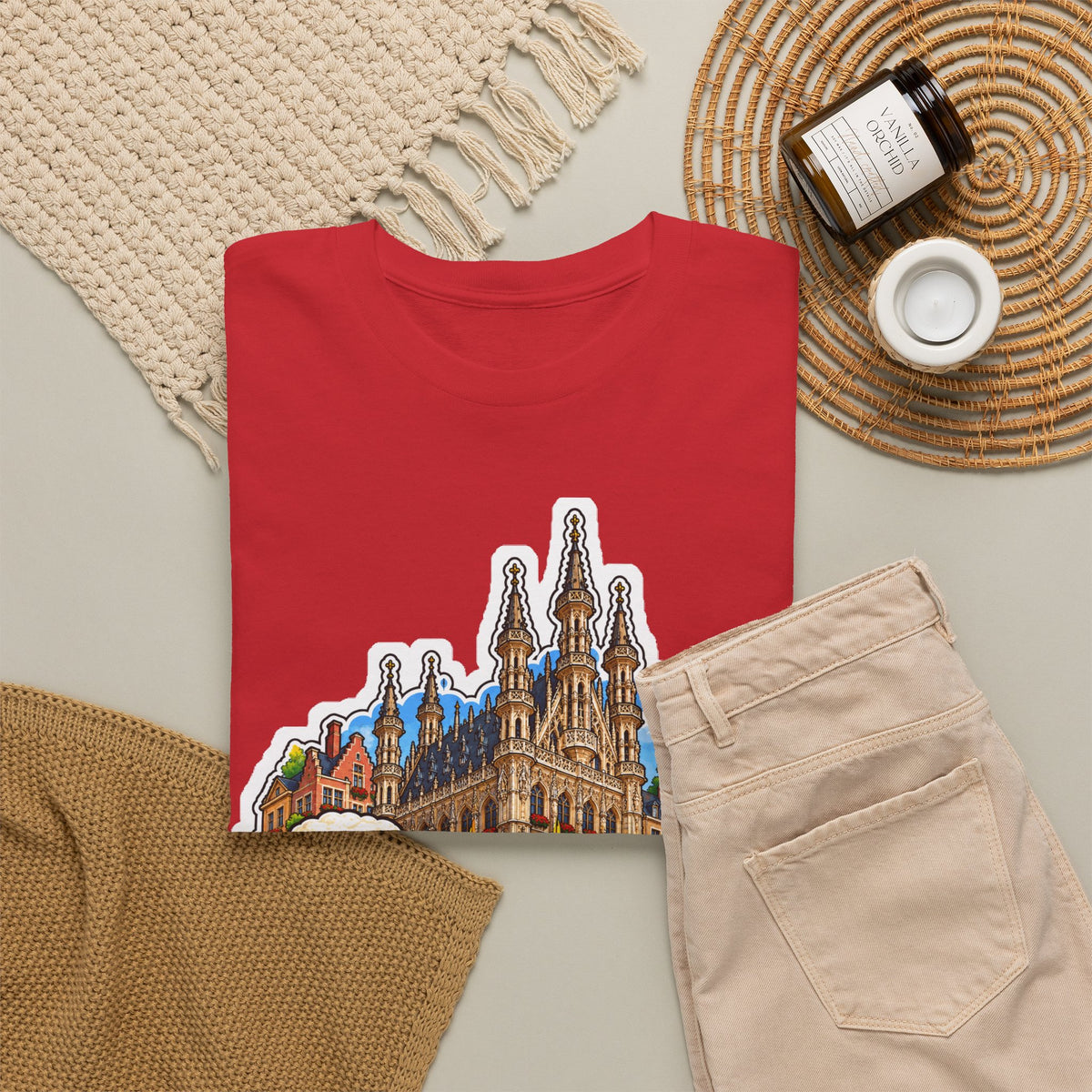 LEUVEN Unisex T-shirt | Vlaamse Stad | VlaamseKracht®