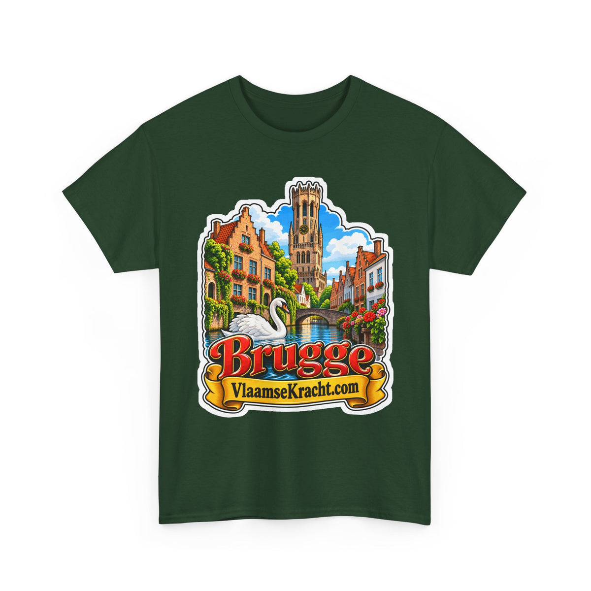 BRUGGE Unisex T-shirt | Vlaamse Stad | VlaamseKracht®