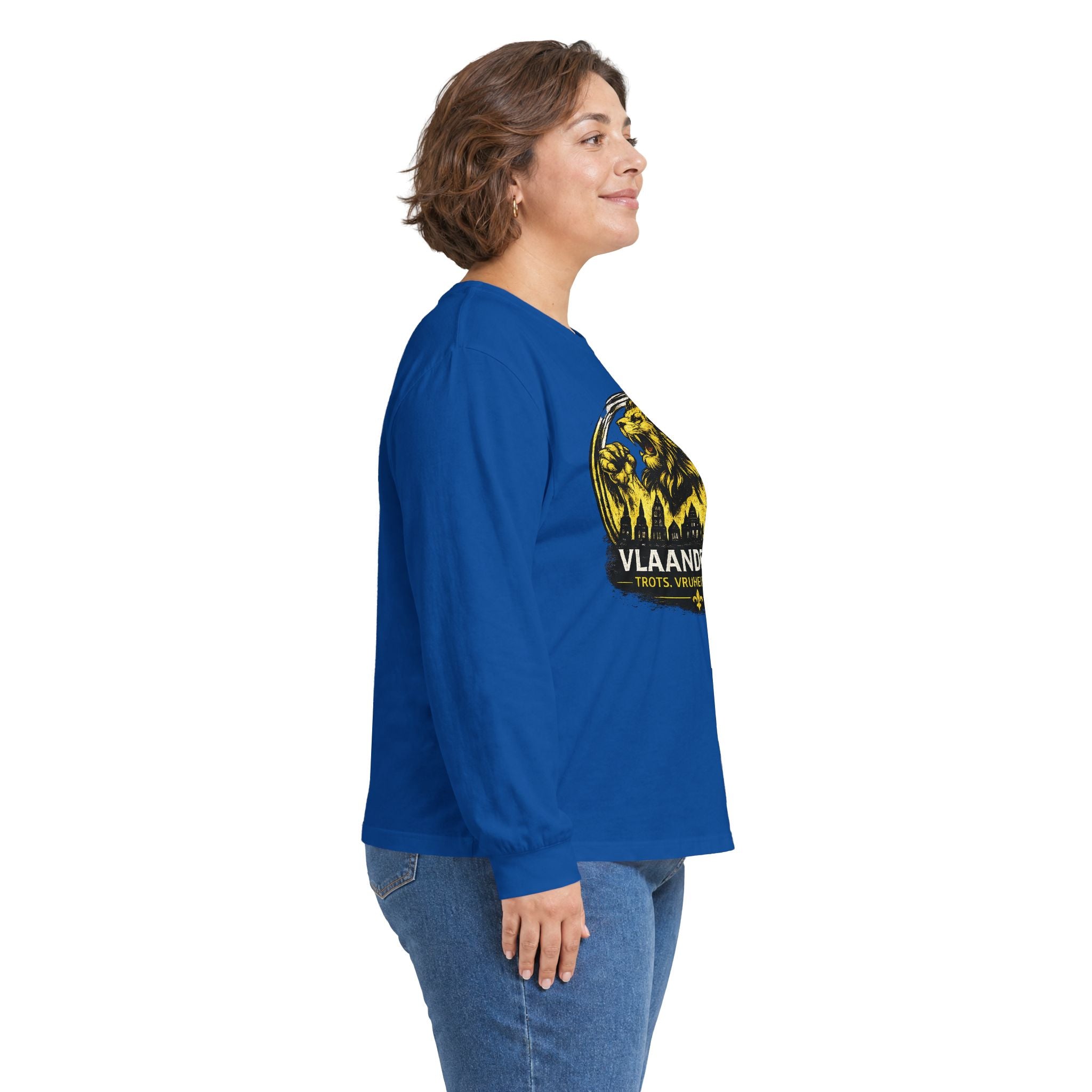 Premium Vlaamse Leeuw Vlaanderen Color Edition T-Shirt | In Hart en Daad | Unisex  | VlaamseKracht®