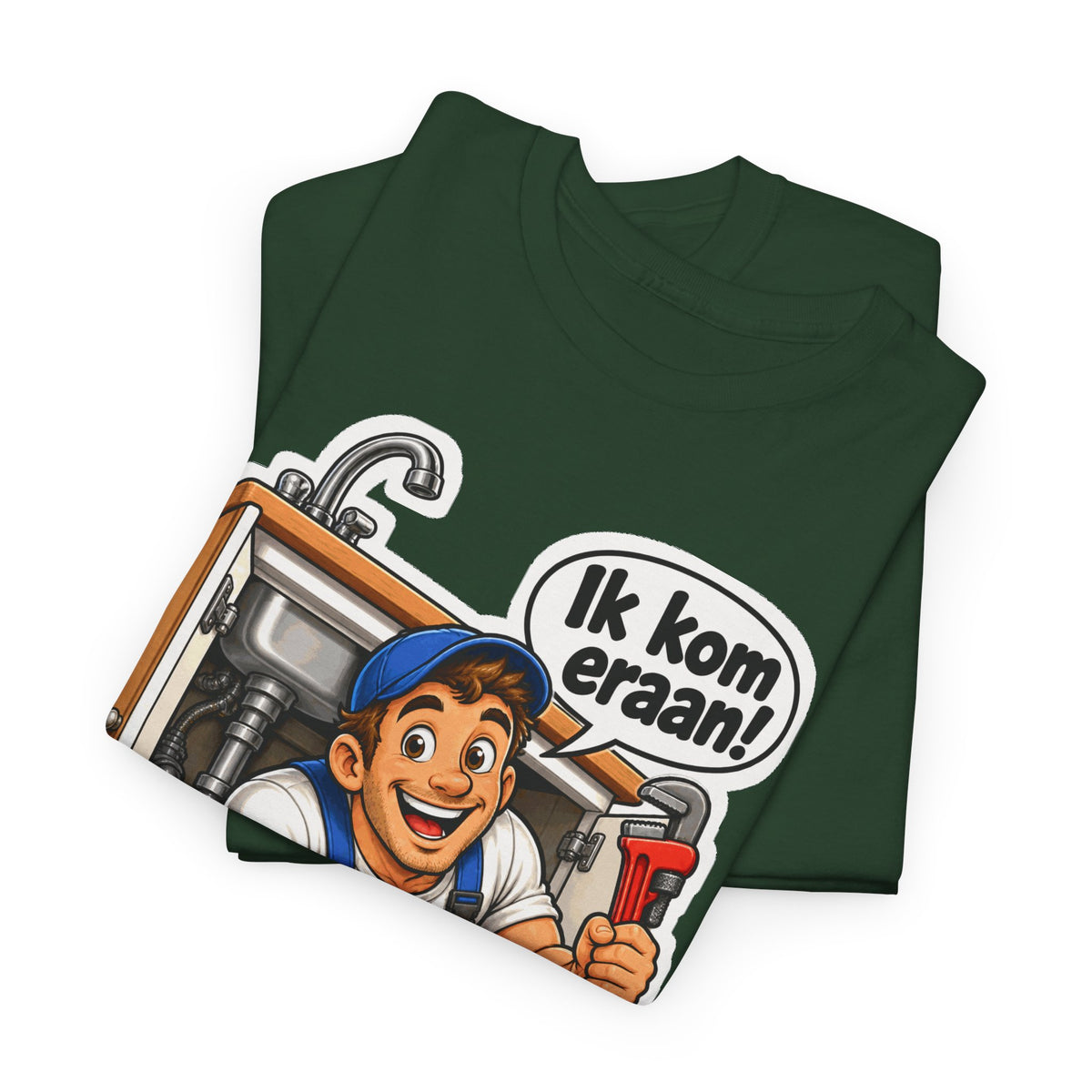 IK KOM ERAAN! Unisex T-shirt | De Loodgieter | VlaamseKracht®