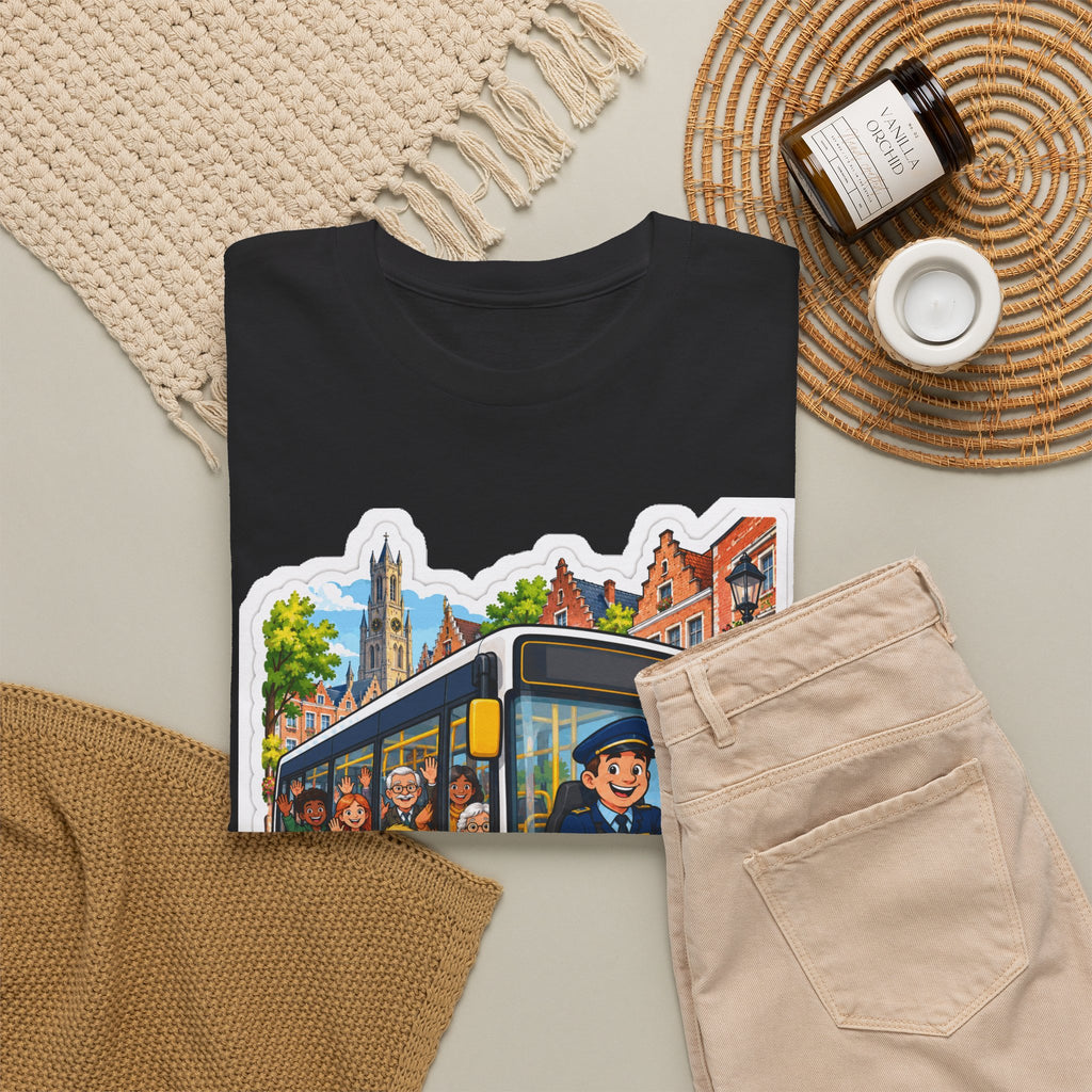 IEDEREEN MEE! Unisex T-shirt | De Buschauffeur | VlaamseKracht®