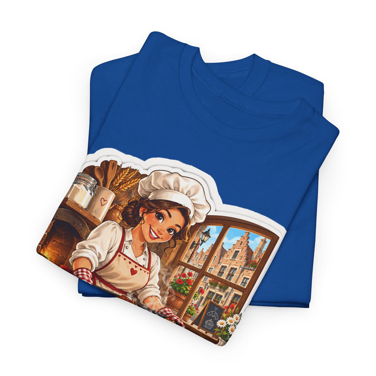 AMBACHT MET LIEFDE! Unisex T-shirt | De Bakster | VlaamseKracht®