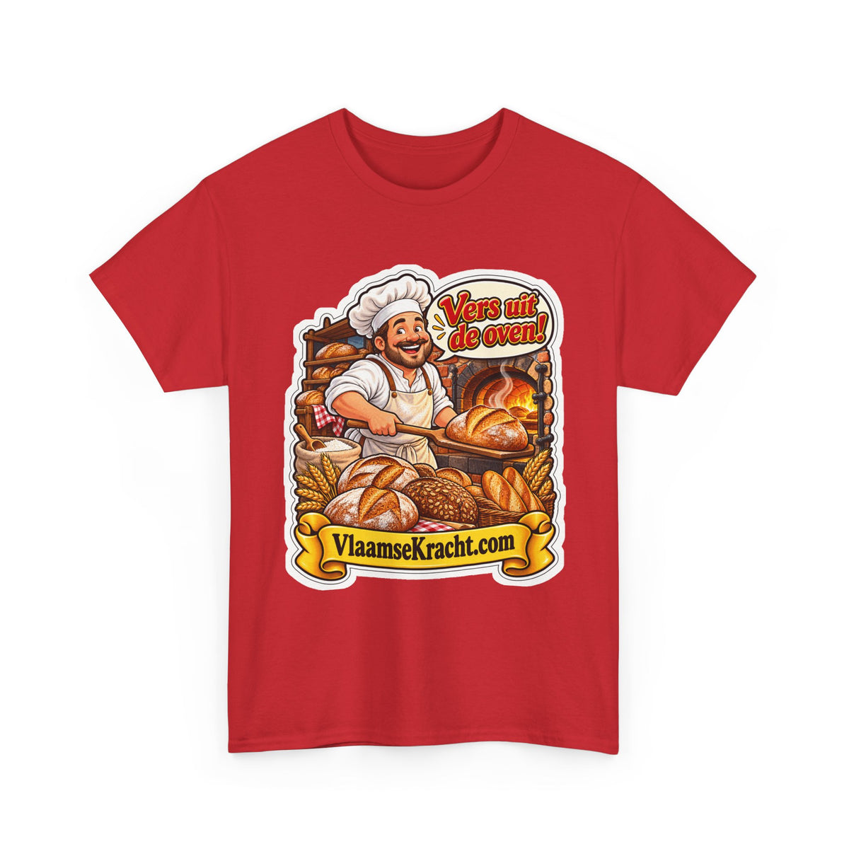 VERS UIT DE OVEN! Unisex T-shirt | De Bakker | VlaamseKracht®