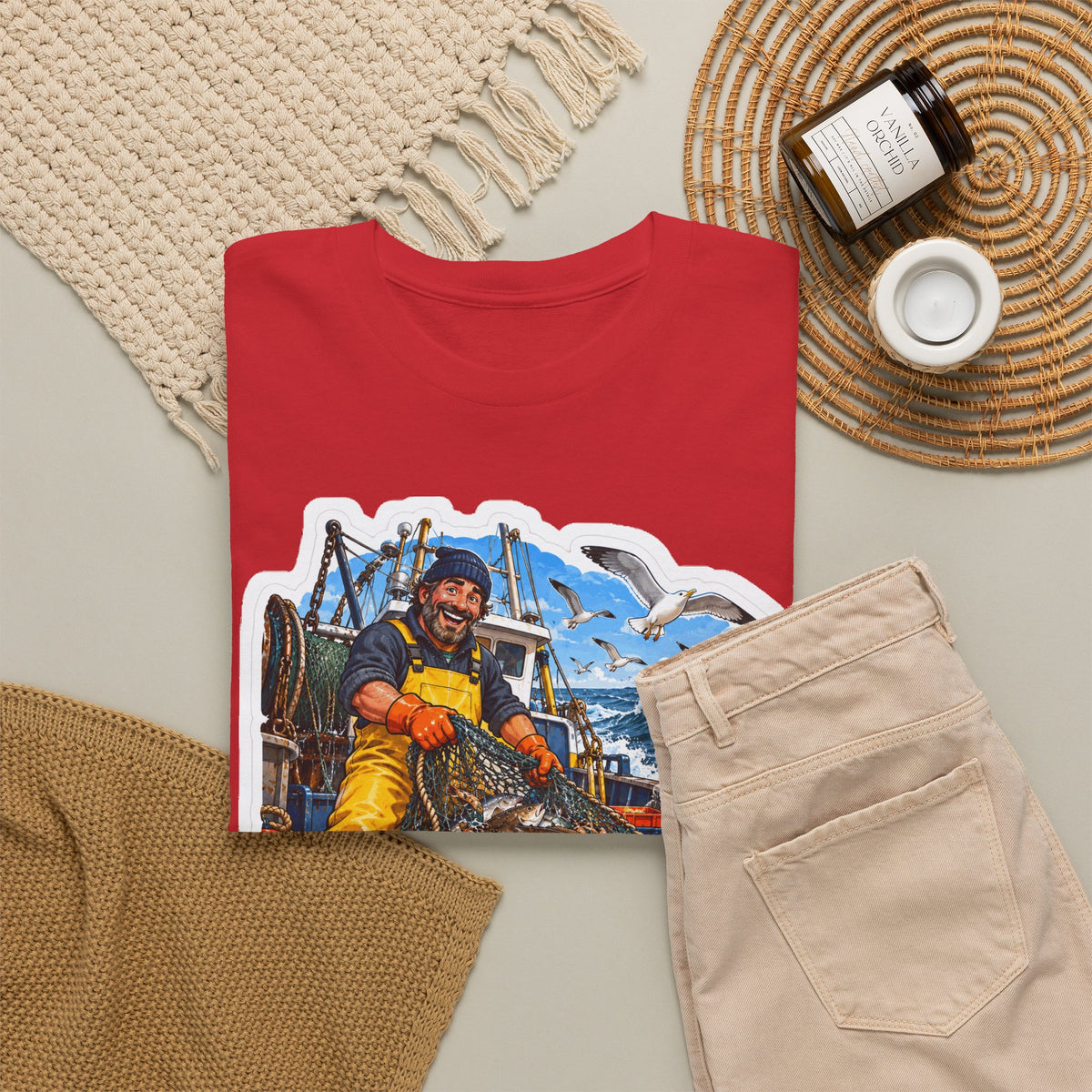 GOEDE VANGST! Unisex T-shirt | De Visser | VlaamseKracht®