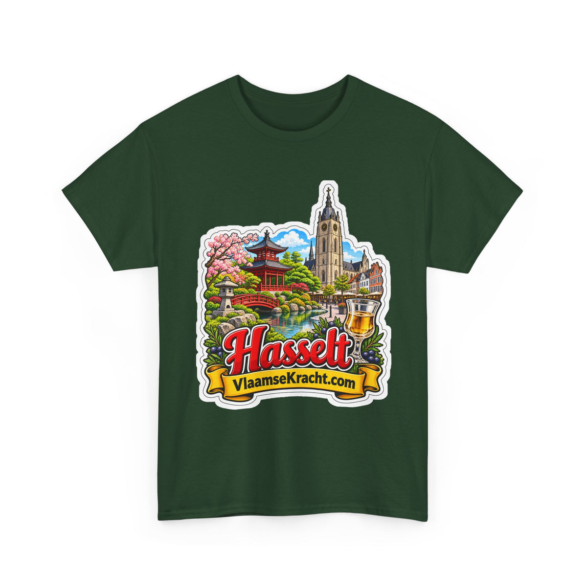 HASSELT Unisex T-shirt | Vlaamse Stad | VlaamseKracht®