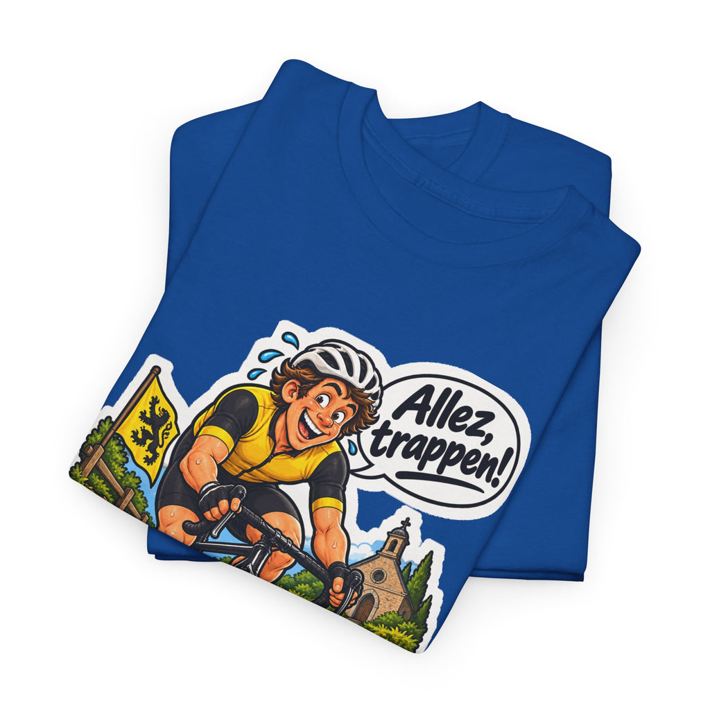 ALLEZ, TRAPPEN! Unisex T-shirt | De Wielrenner | VlaamseKracht®