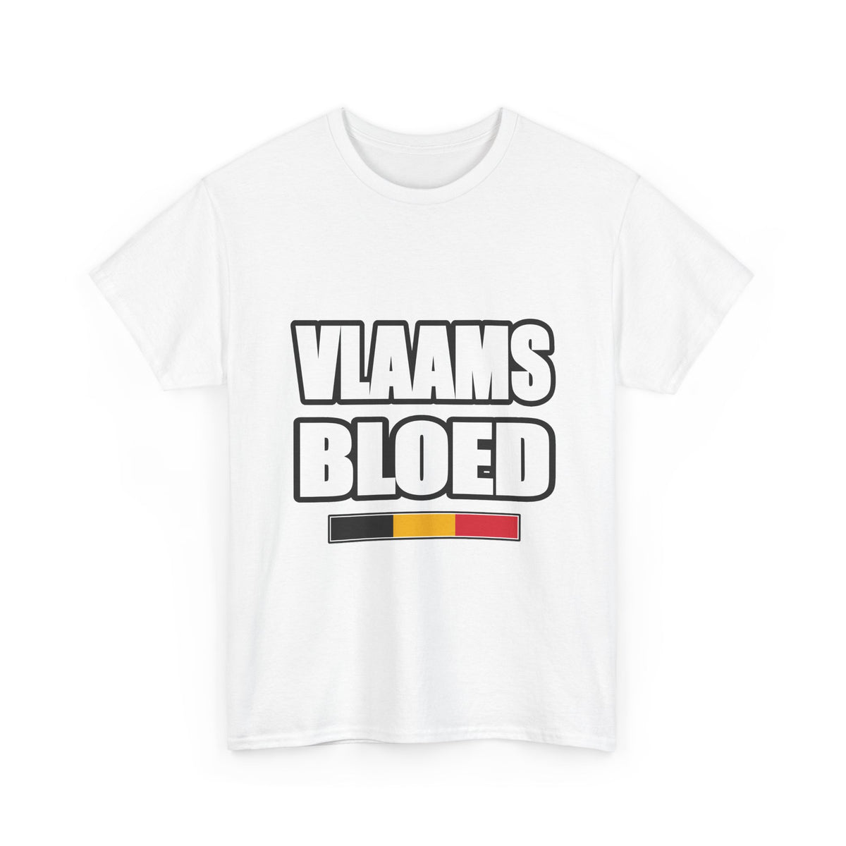 VLAAMS BLOED Unisex T-shirt | Stoere Letters | VlaamseKracht®