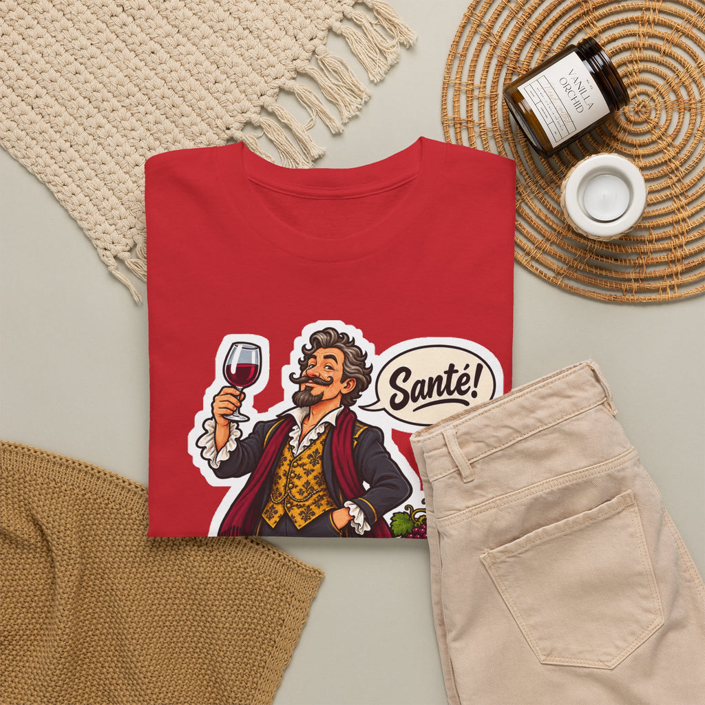 SANTÉ! Unisex T-shirt | De Wijnkenner | VlaamseKracht®