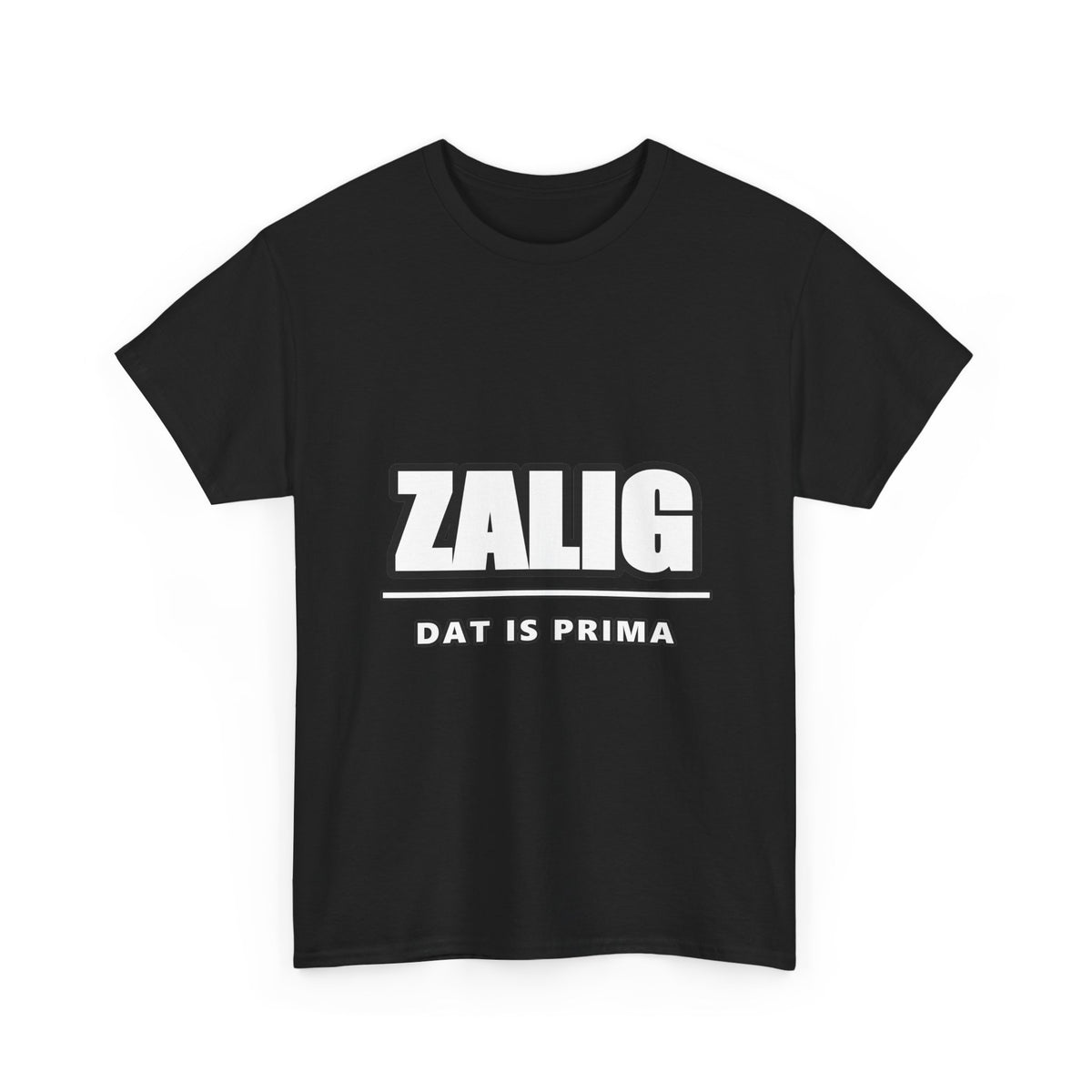 ZALIG Unisex T-shirt | Vlaamse Humor | VlaamseKracht®