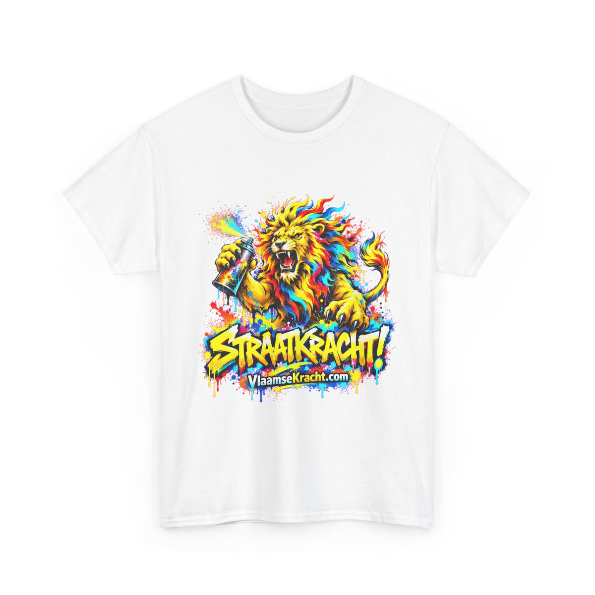 STRAATKRACHT! Unisex T-shirt | Graffiti | VlaamseKracht®