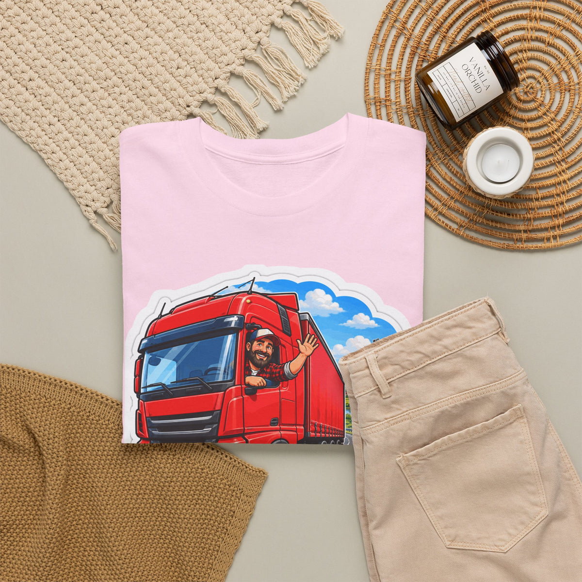 KILOMETERS KRACHT! Unisex T-shirt | De Trucker | VlaamseKracht®