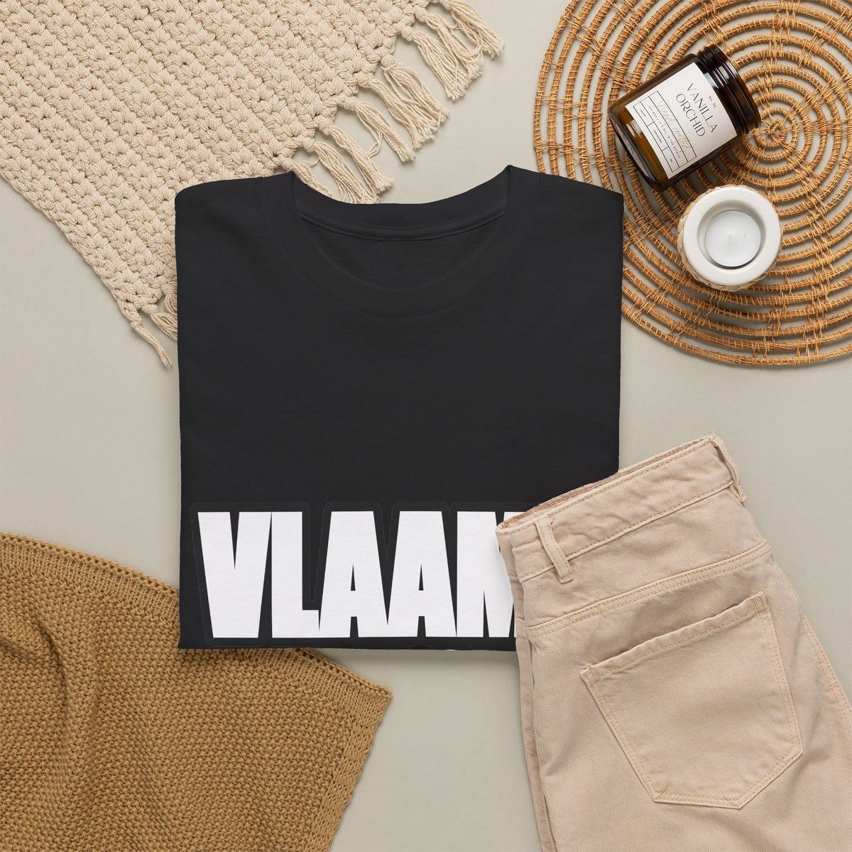 VLAAMS & TROTS Unisex T-shirt | Vlaamse Trots | VlaamseKracht®