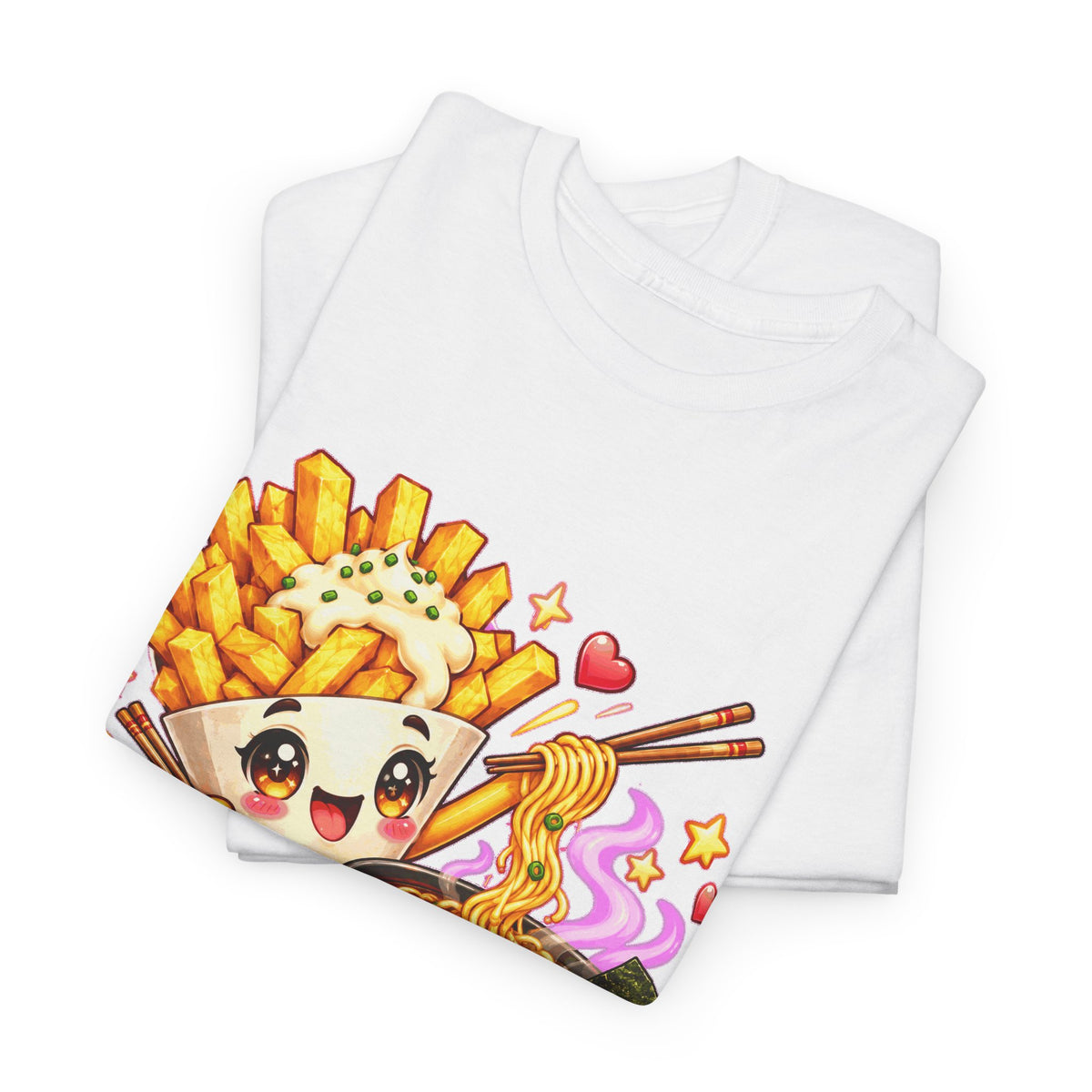 FRIET OP DE RAMEN! Unisex T-shirt | Kawaii | VlaamseKracht®