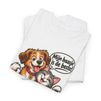 MIJN BAASJE IS DE BESTE! Unisex T-shirt | Hond & Kat | VlaamseKracht®