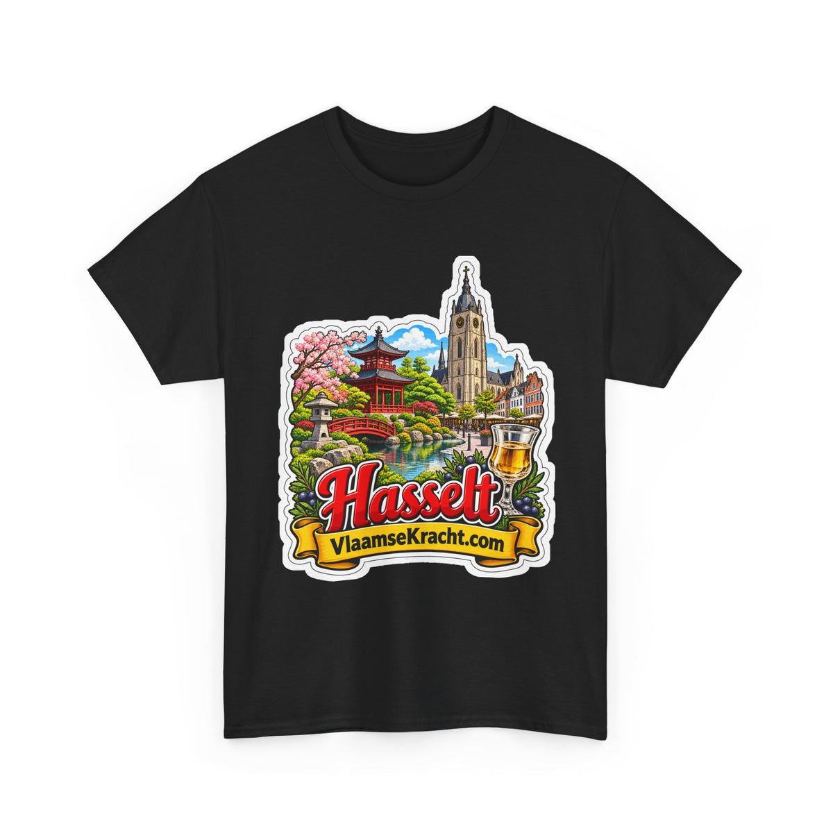 HASSELT Unisex T-shirt | Vlaamse Stad | VlaamseKracht®