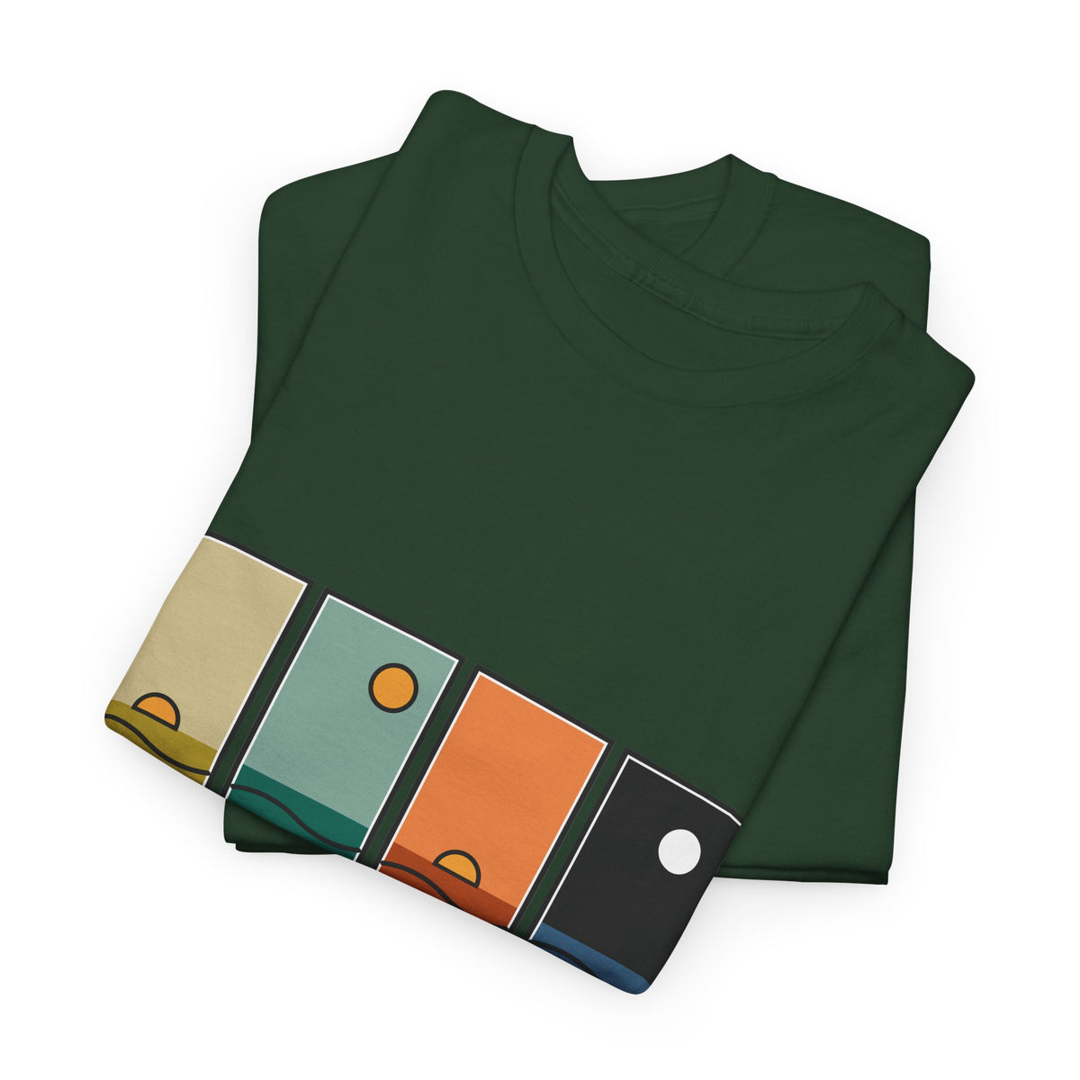 Noordzee Unisex T-shirt | Vier Momenten | VlaamseKracht®