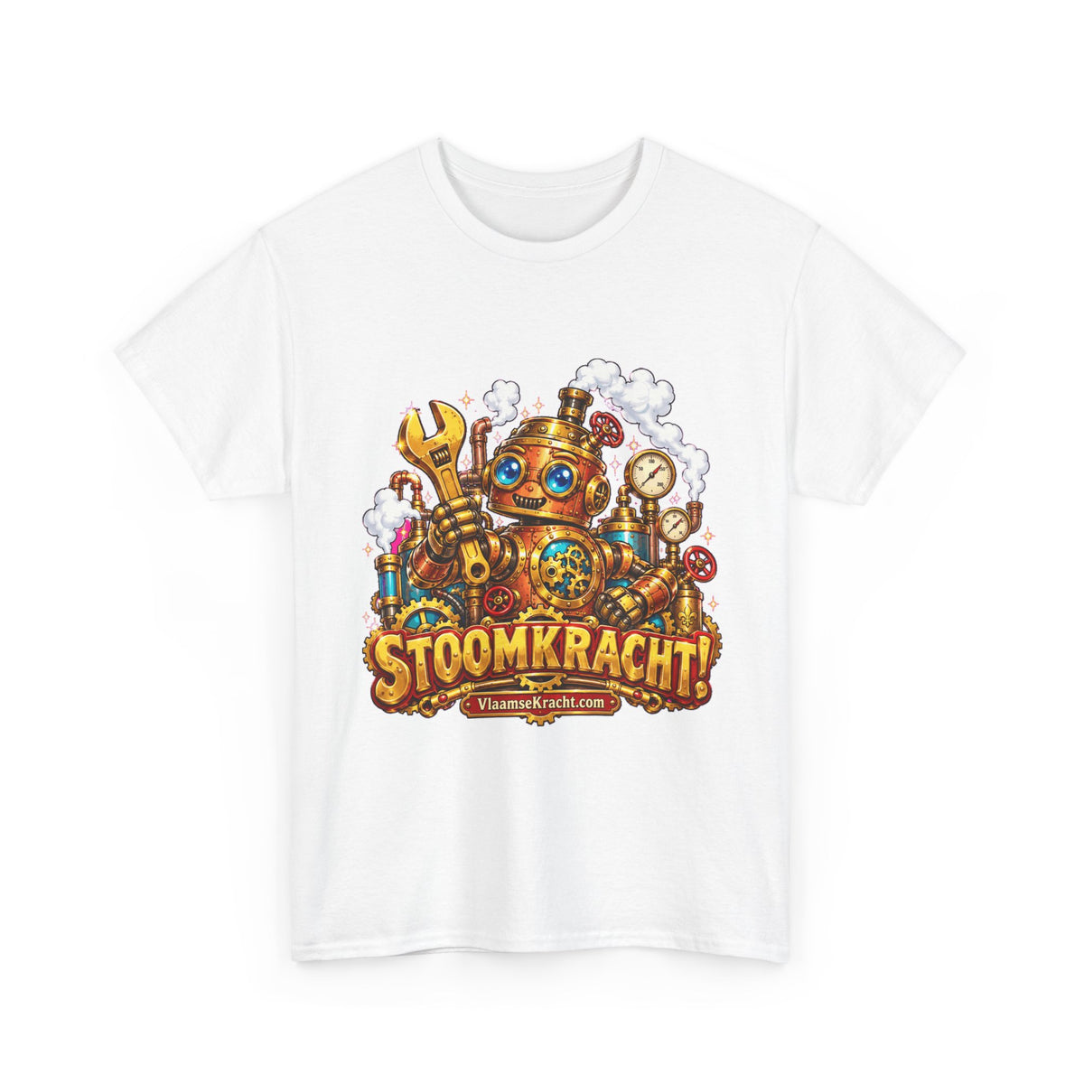 STOOMKRACHT! Unisex T-shirt | Steampunk | VlaamseKracht®