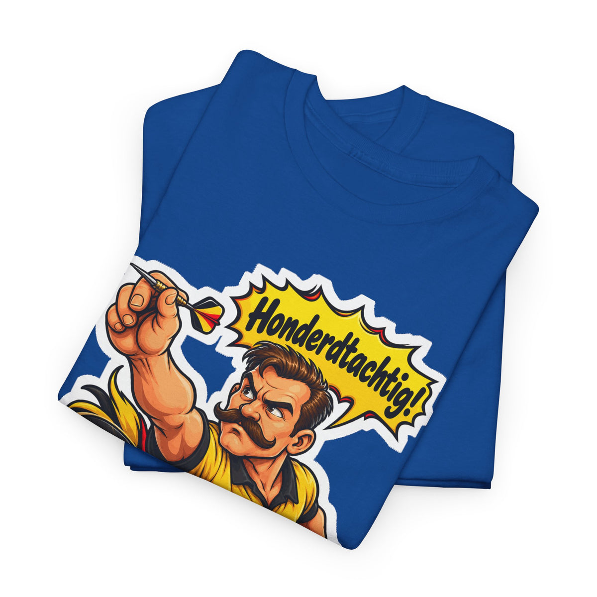 HONDERDTACHTIG! Unisex T-shirt | Darts | VlaamseKracht®