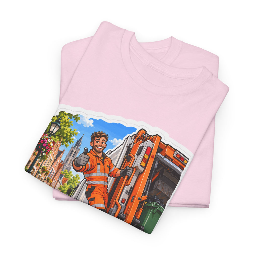 PROPER EN TROTS! Unisex T-shirt | De Afvalophaler | VlaamseKracht®