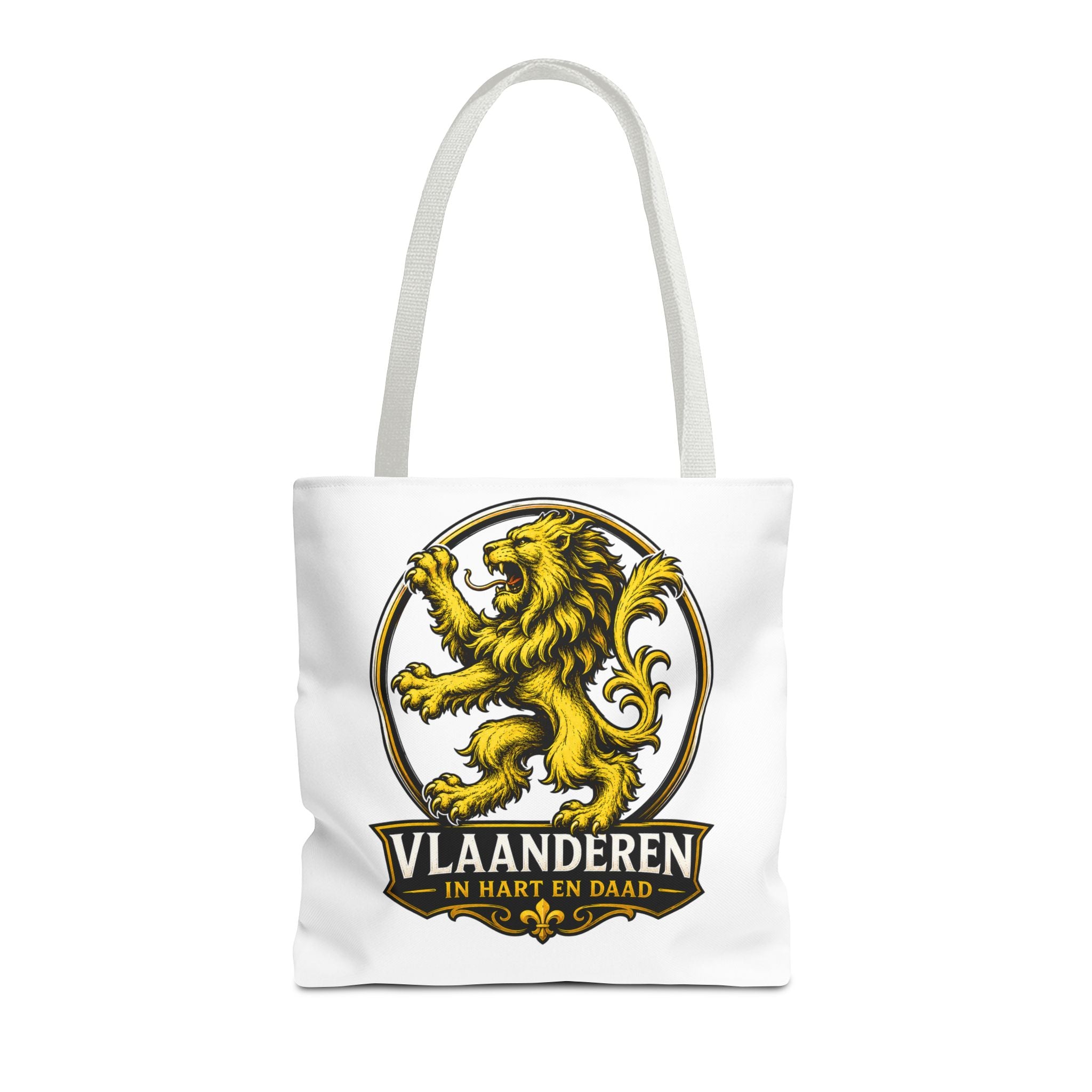 Premium Vlaamse Leeuw Tote Bag (AOP) | VlaamseKracht®