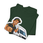 PAKJE ONDERWEG! Unisex T-shirt | De Pakjesbezorger | VlaamseKracht®