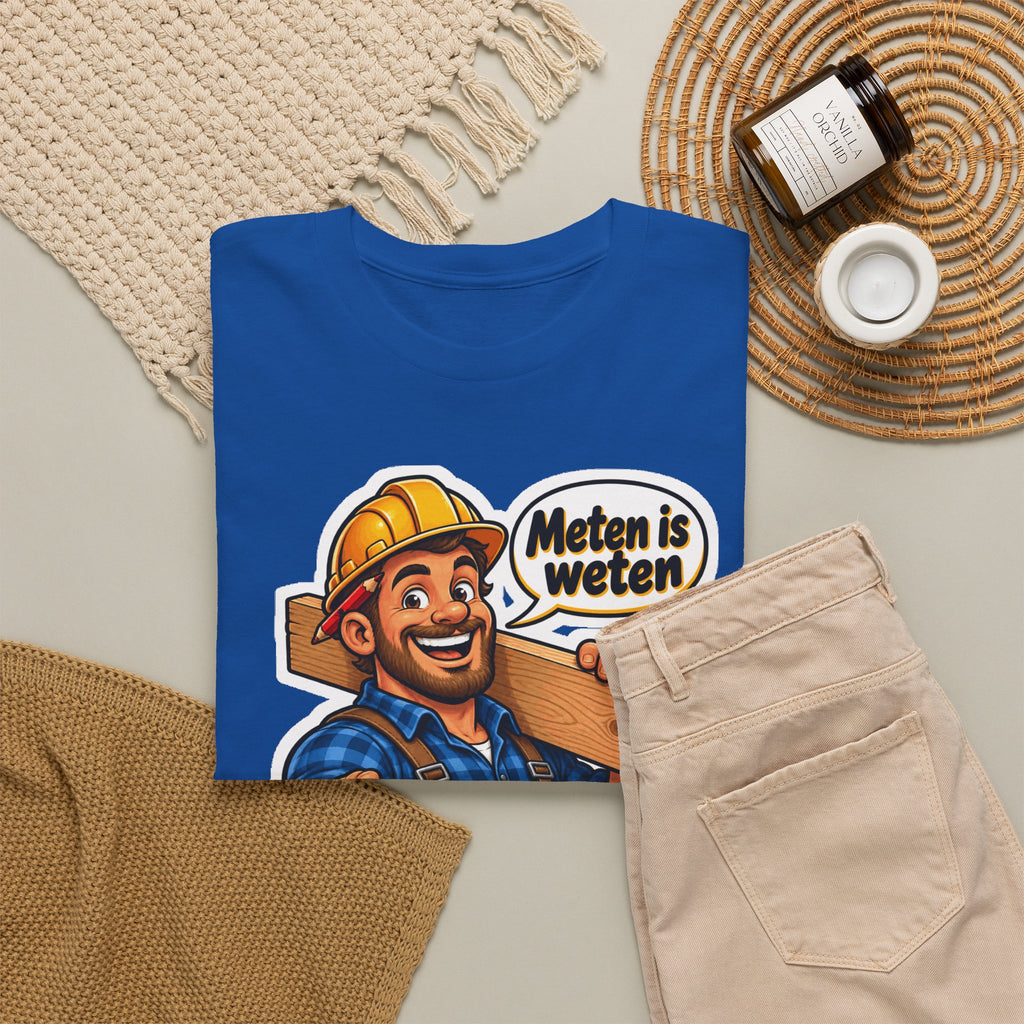 METEN IS WETEN Unisex T-shirt | Vlaams Vakmanschap | VlaamseKracht®