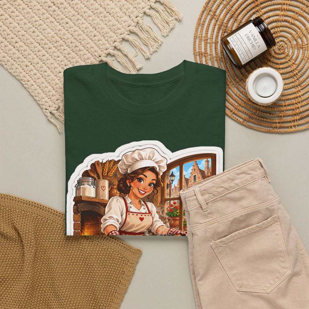 AMBACHT MET LIEFDE! Unisex T-shirt | De Bakster | VlaamseKracht®