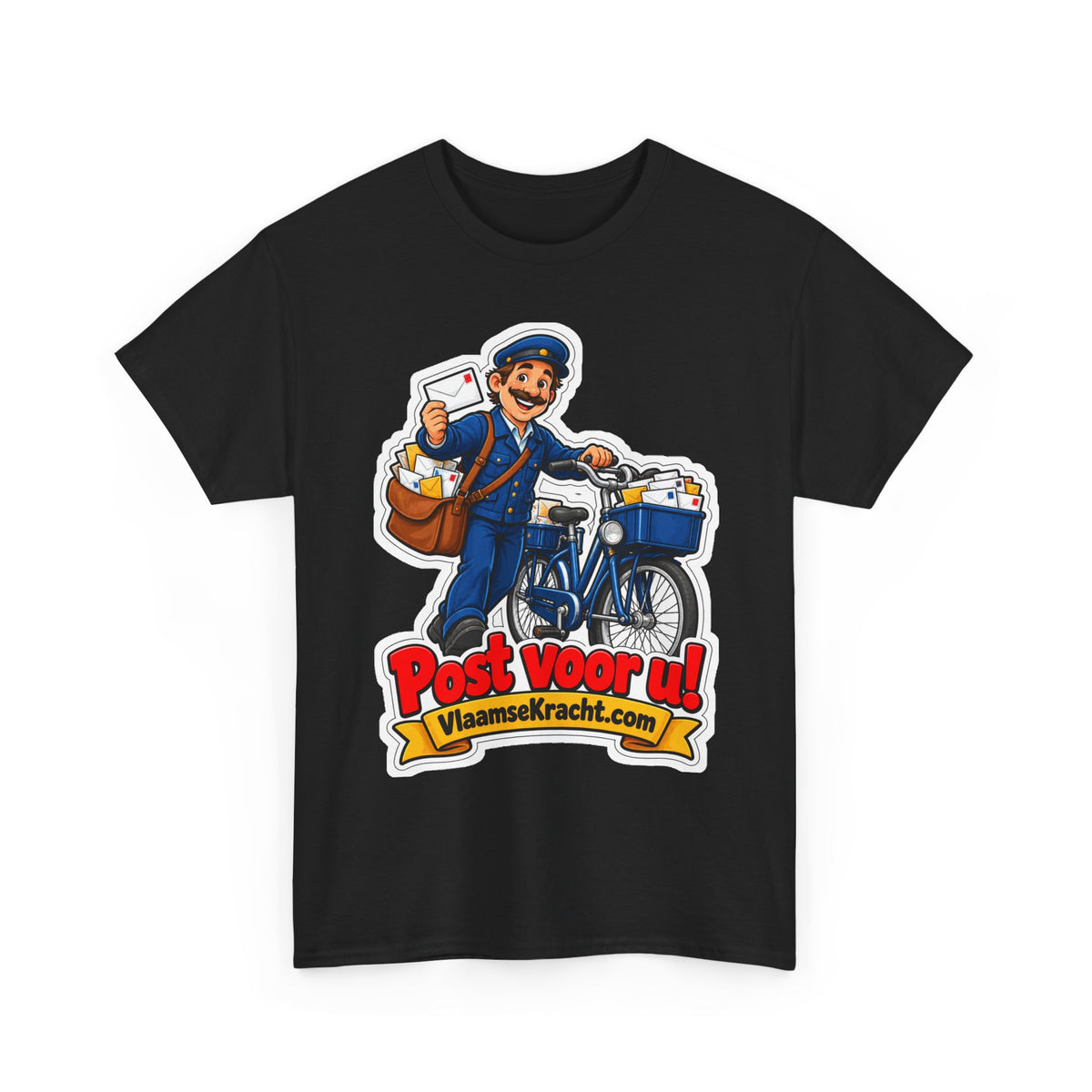 POST VOOR U! Unisex T-shirt | De Postbode | VlaamseKracht®