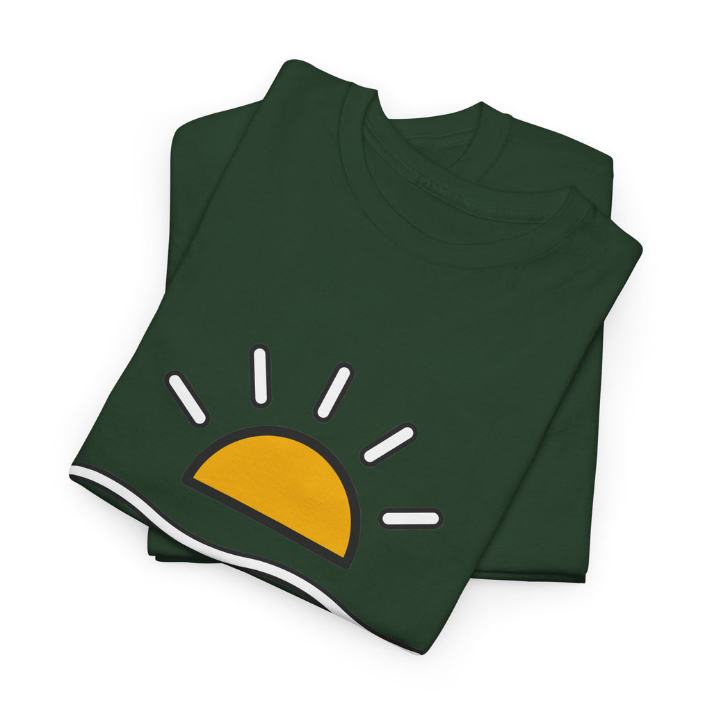 Oostende Zon & Golven Unisex T-shirt | Kust | VlaamseKracht®