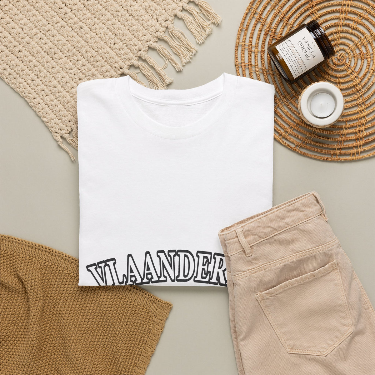 VLAANDEREN Unisex T-shirt | Vlaamse Trots | VlaamseKracht®