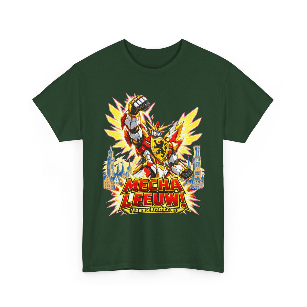 MECHA LEEUW! Unisex T-shirt | Anime | VlaamseKracht®