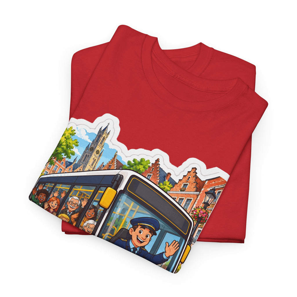 IEDEREEN MEE! Unisex T-shirt | De Buschauffeur | VlaamseKracht®