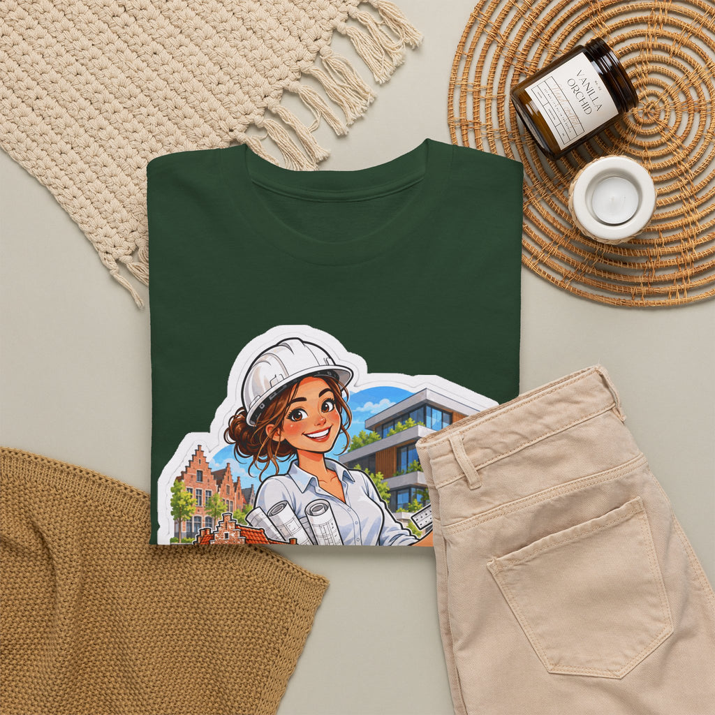 PLANNEN WORDEN REALITEIT! Unisex T-shirt | De Architect | VlaamseKracht®