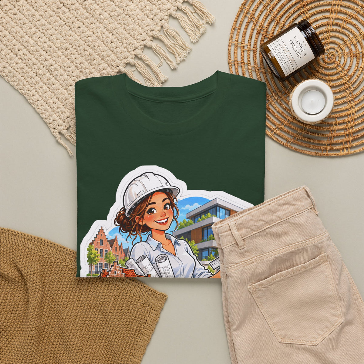 PLANNEN WORDEN REALITEIT! Unisex T-shirt | De Architect | VlaamseKracht®