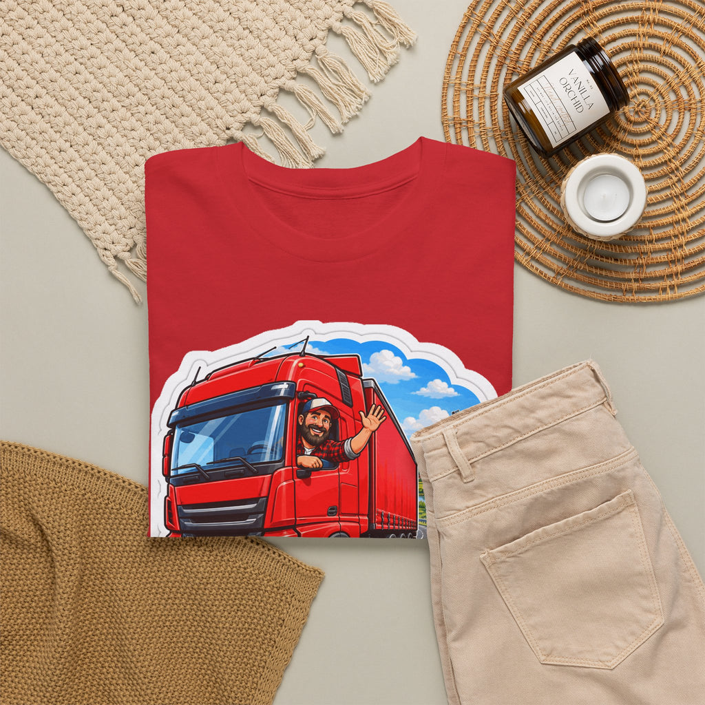 KILOMETERS KRACHT! Unisex T-shirt | De Trucker | VlaamseKracht®